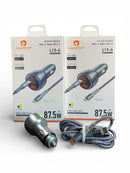 CARREGADOR VEICULAR TURBO 87.5W TPC-TPC HMASTON