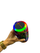 Caixa de Som RGB Estampa Caveira Kapbom KA-8197