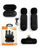 Kit Par de Microfones Lapela Profissional Hmaston MK07