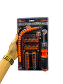 JOGO DE BITS COM CHAVE MANUAL 43 PEÇAS