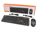 Kit Teclado e Mouse Com Fio Lehmox LEY-214