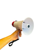 Megafone Recarregável Com Sirene e Gravador