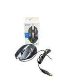 Mouse Gamer Com Iluminação RGB Exbom MS-62