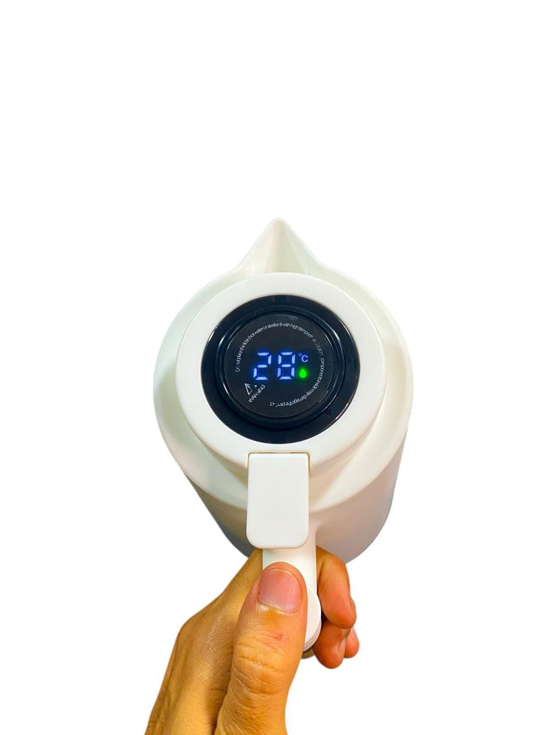 GARRAFA TÉRMICA 1L COM MEDIDOR DE TEMPERATURA