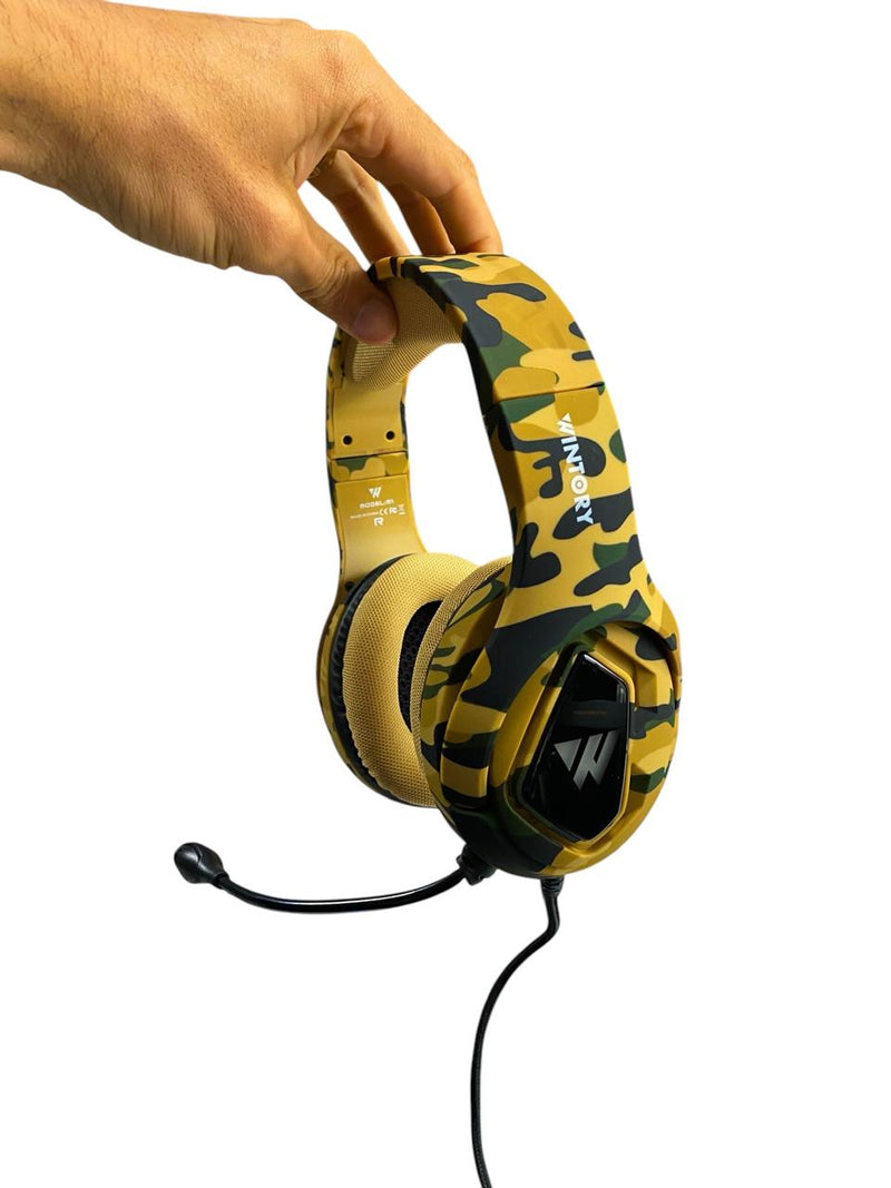 HEADSET GAMER CAMUFLADO WINTORY M1