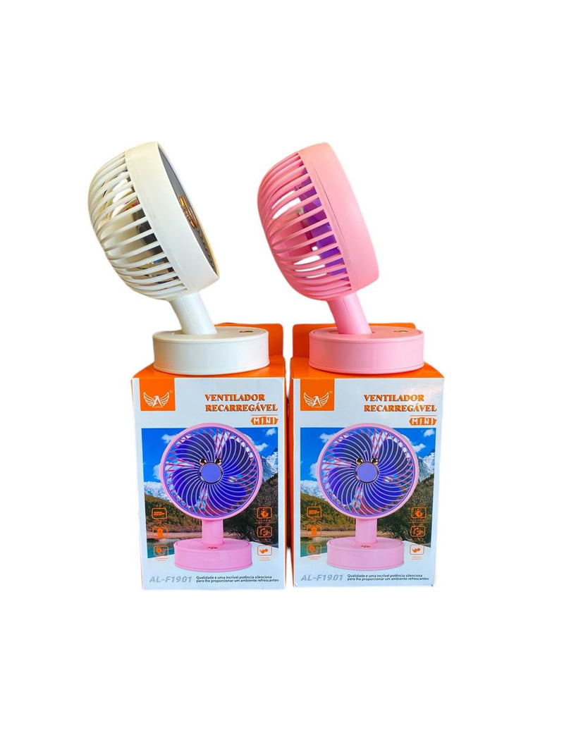 MINI VENTILADOR DE MESA SEM FIO ALTOMEX AL-F1901