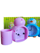 RELÓGIO DE MESA INFANTIL PINGUIM