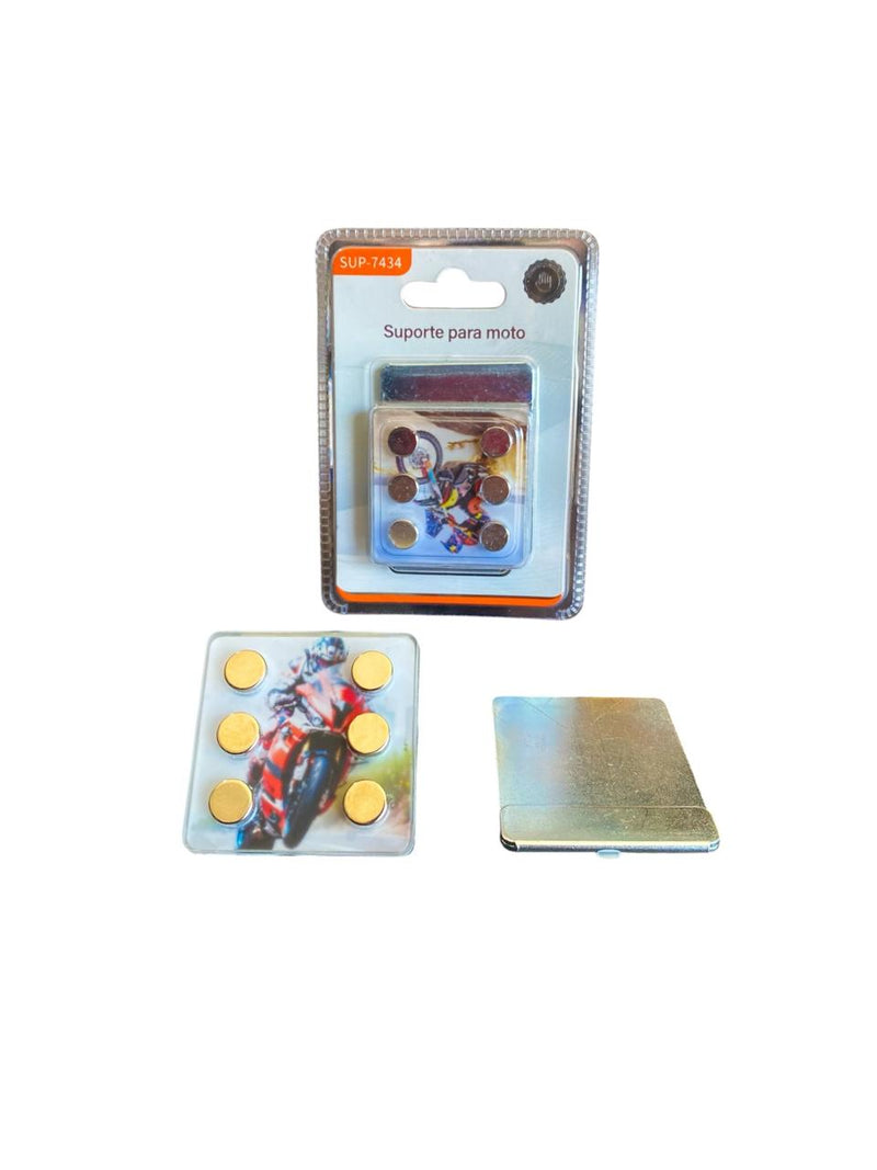 SUPORTE DE CELULAR PARA MOTO MAGNÉTICO COM 6 IMÃS