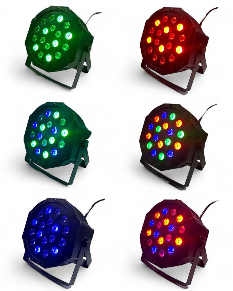 Canhão Refletor de Luzes 18 Leds