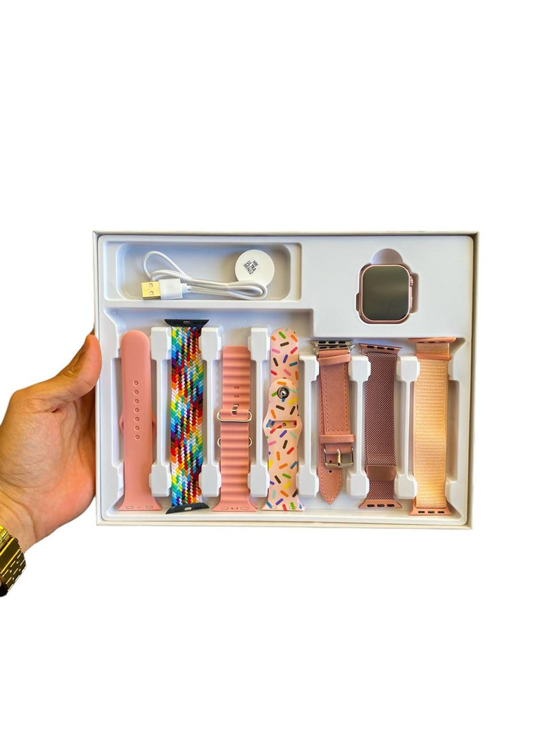 RELÓGIO DIGITAL 7 EM 1 SMARTWATCH HW ULTRA MINI 2