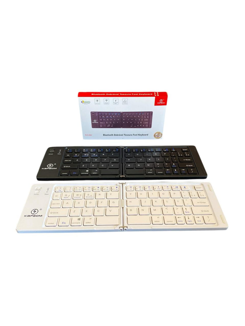 Mini Teclado Dobrável Bluetooth Kapbom KA-690