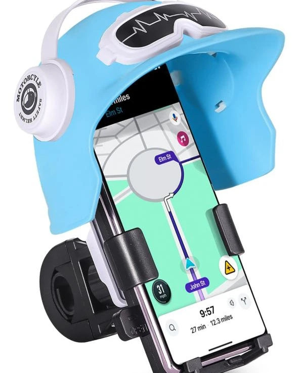Suporte de Celular Para Moto Design Capacete