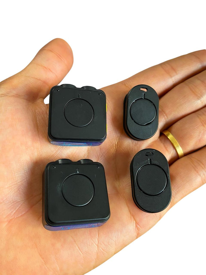 PAR DE MICROFONES LAPELA GOLD MCF-27 TIPO C MAGNÉTICO COM REDUÇÃO DE RUÍDO