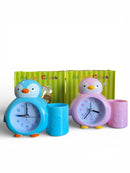 RELÓGIO DE MESA INFANTIL PINGUIM