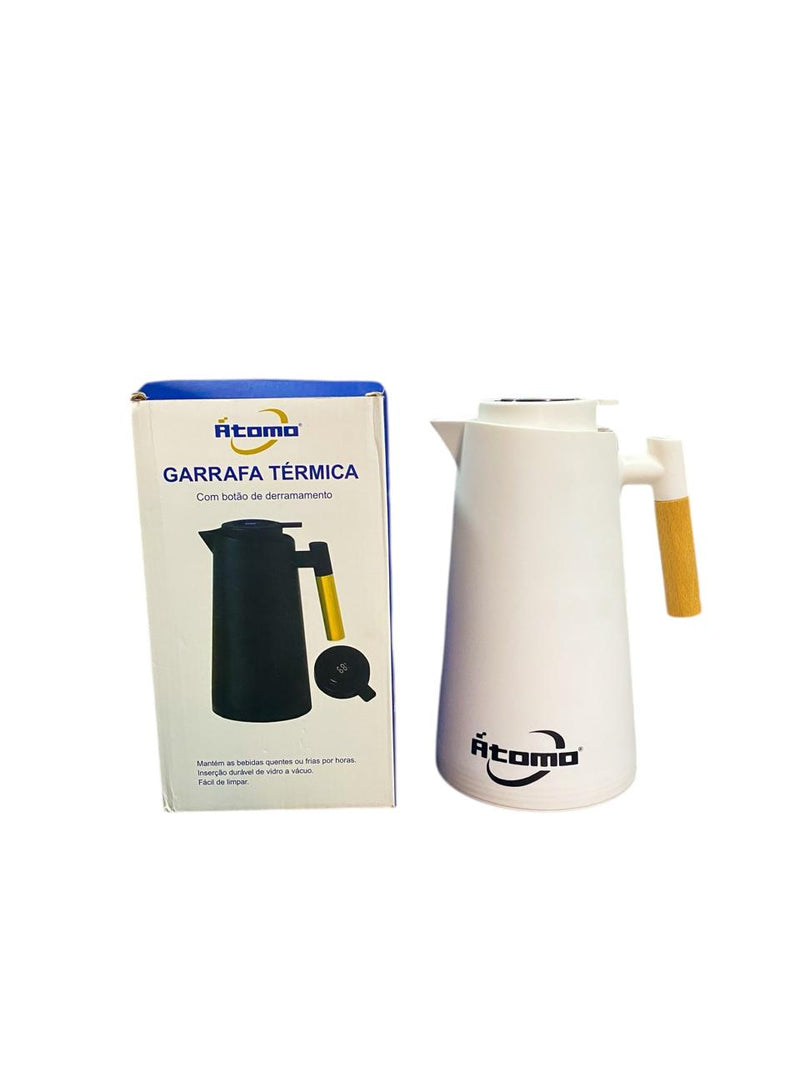 GARRAFA TÉRMICA 1L COM MEDIDOR DE TEMPERATURA