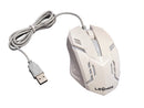 Kit Teclado e Mouse Gamer Branco RGB Lehmox LEY-2073