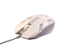 Kit Teclado e Mouse Gamer Branco RGB Lehmox LEY-2073