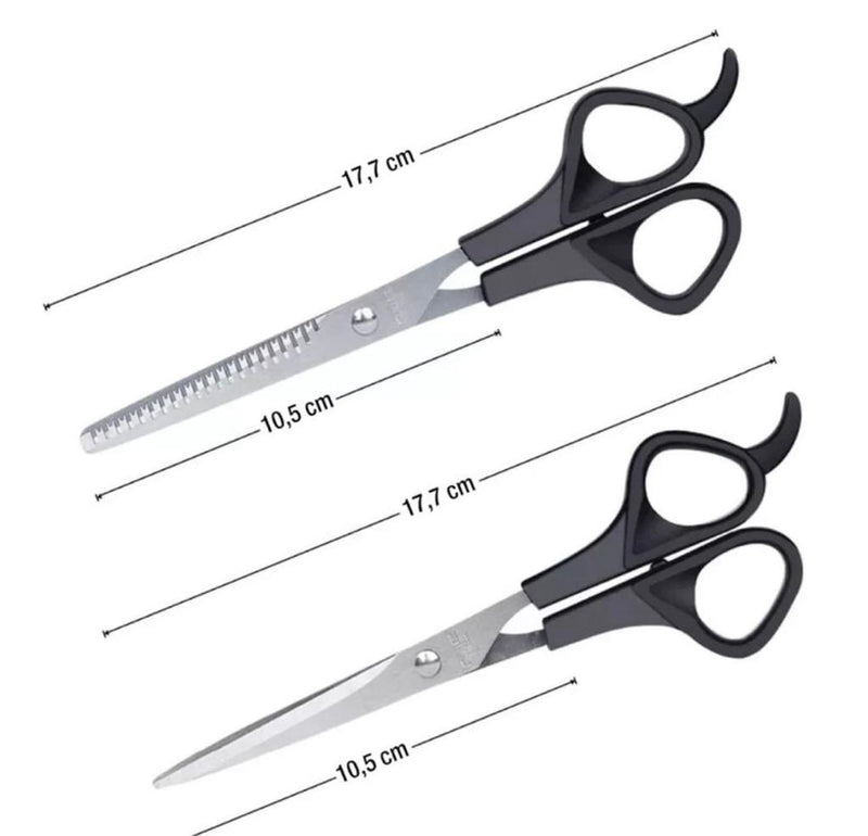 Kit Tesouras Barbeiro Kapbom KA-1861