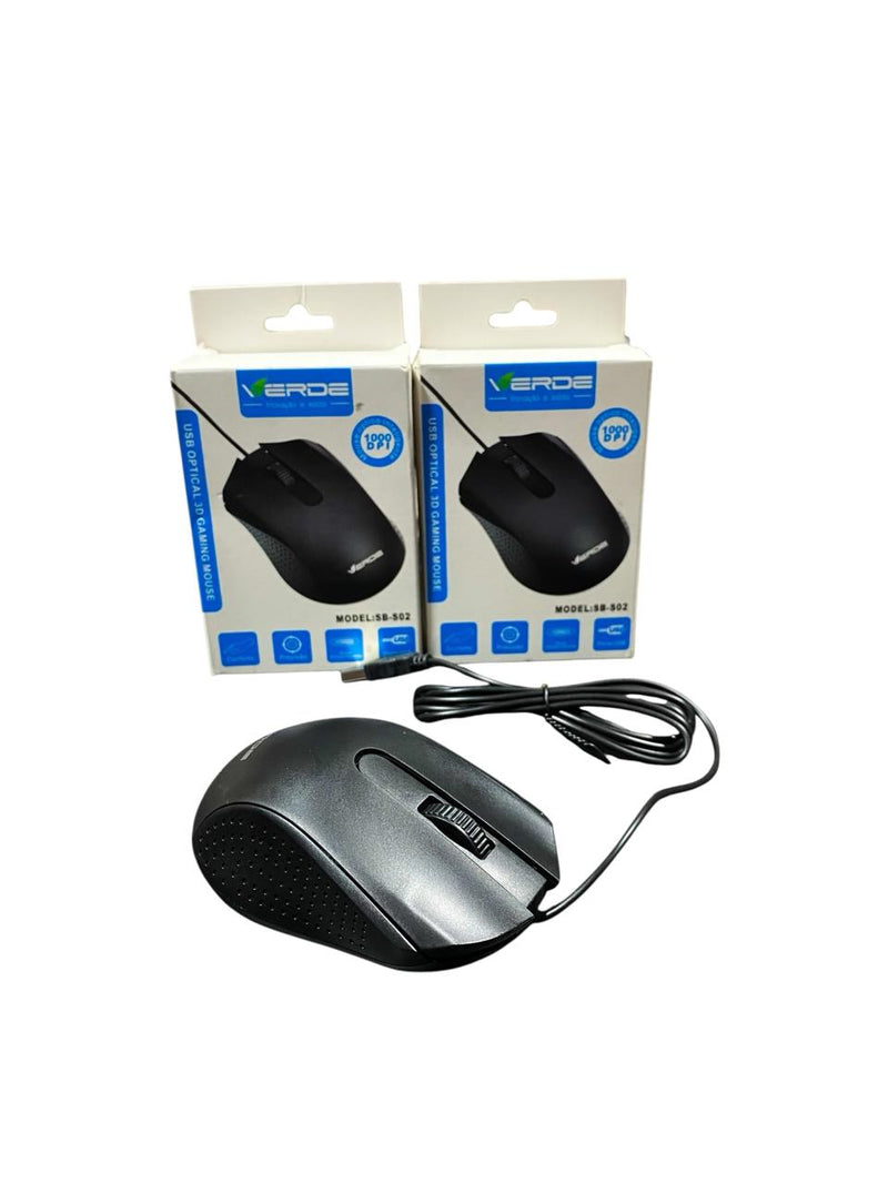 MOUSE COM FIO USB SB-S02
