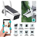 Câmera de Segurança Wifi Com Placa Solar