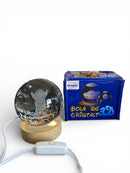 LUMINÁRIA BOLA DE CRISTAL 3D ÁTOMO