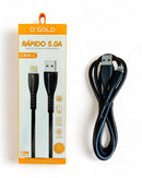 Cabo de Carregador IOS Gold 5.0A
