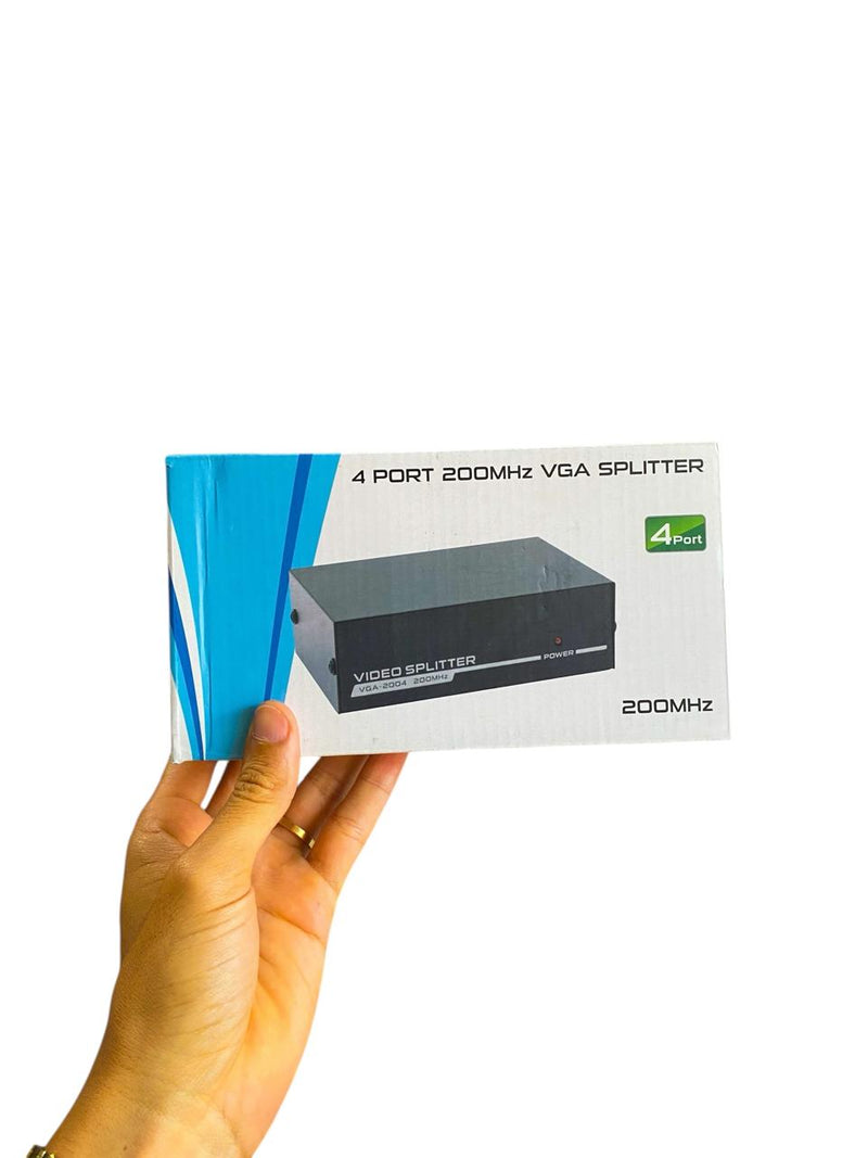 SPLITTER VGA 4 PORTAS 200MHZ