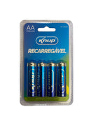 Kit 4 Pilhas Recarregáveis KNUP AA
