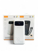 CARREGADOR PORTÁTIL POWER BANK 20.000 MAH GOLD BTE-38